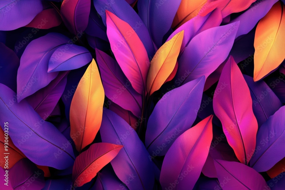 Vibrant rainbow- artificial foliage backdrop Vibrant rainbow- artificial foliage backdrop