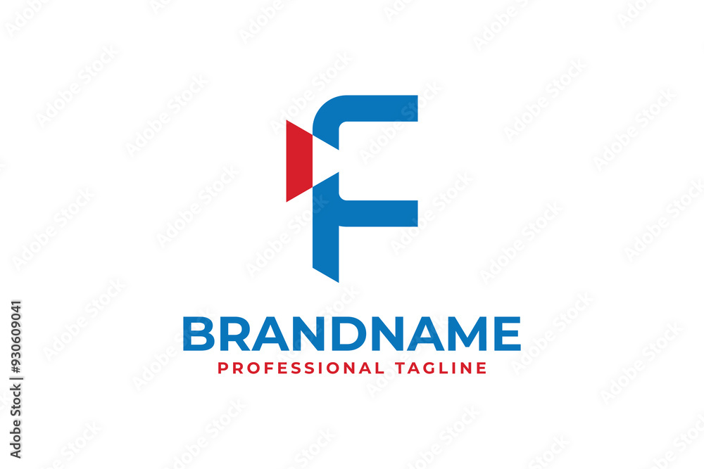 Letter F Video Camera Logo, suitable for any broadcast business with F initial Letter F Video Camera Logo, suitable for any broadcast business with F initial