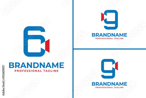 Letter G Video Camera Logo, suitable for any broadcast business with G initial