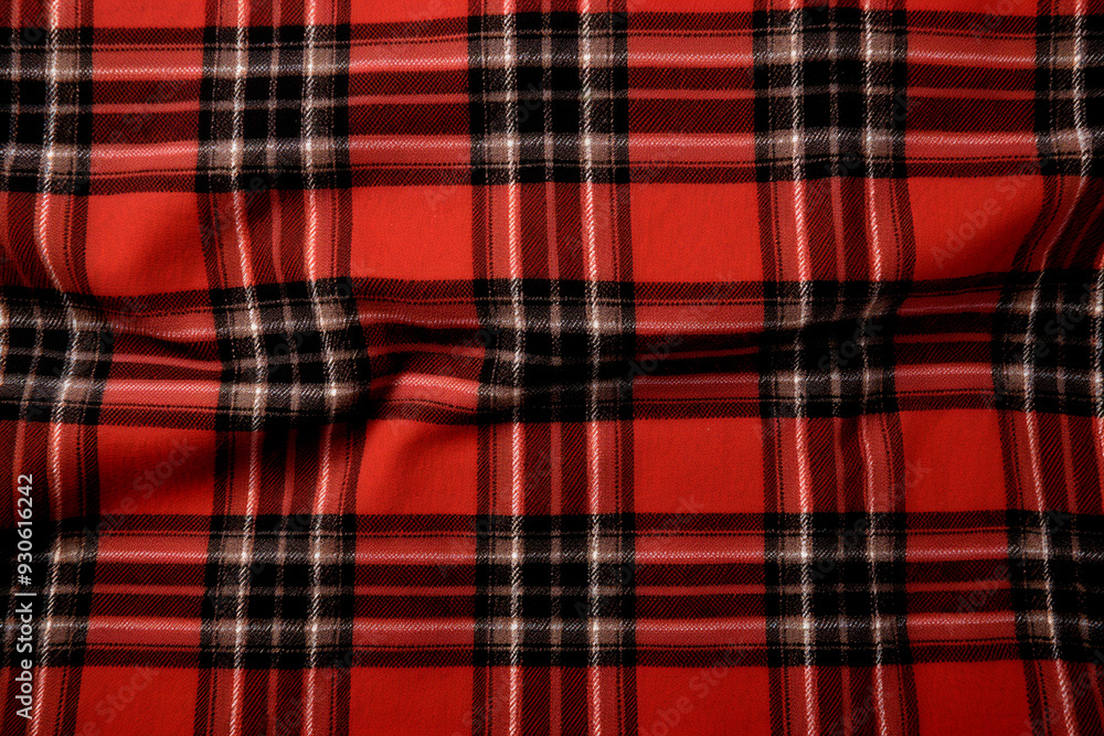 Checkered cloth close-up, suitable for Sao Joao and June festival outfits. Checkered cloth close-up, suitable for Sao Joao and June festival outfits.