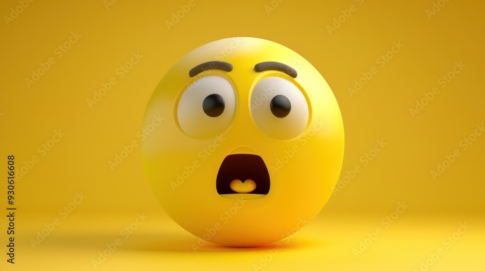 Fototapeta premium Surprised Emoji