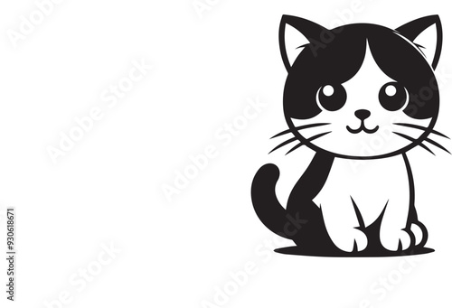 black cat cartoon