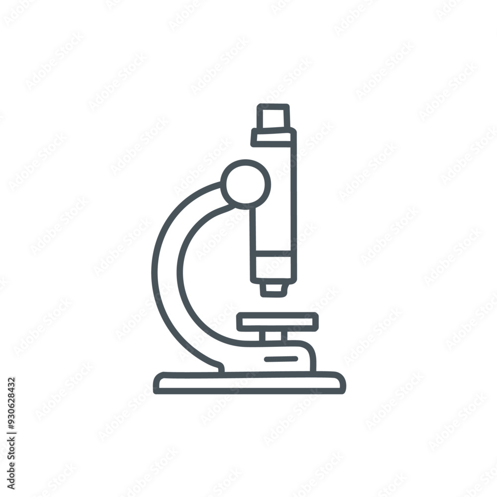 microscope isolated on white microscope isolated on white