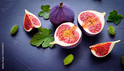 Fresh figs on a table