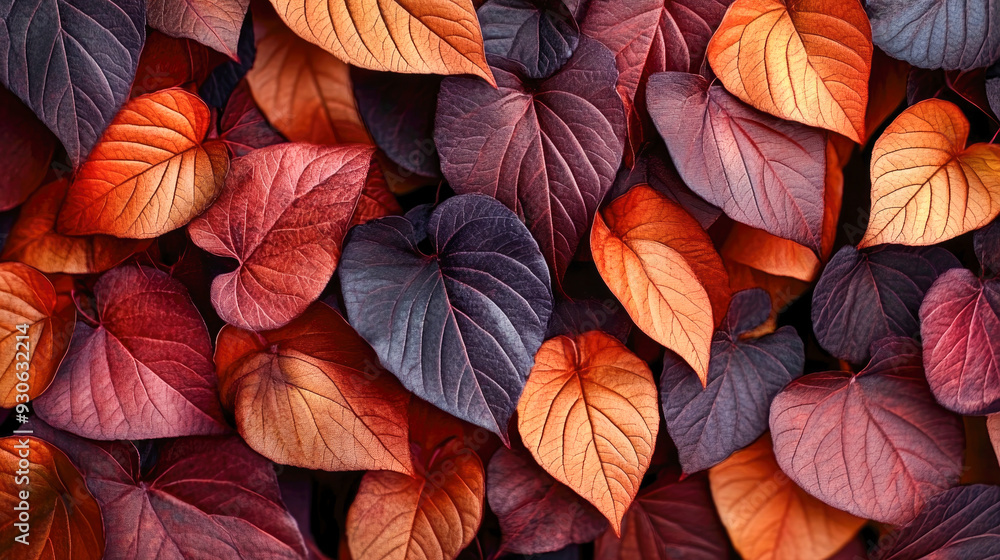 Beautiful autumn leaves halloween background pattern Beautiful autumn leaves halloween background pattern