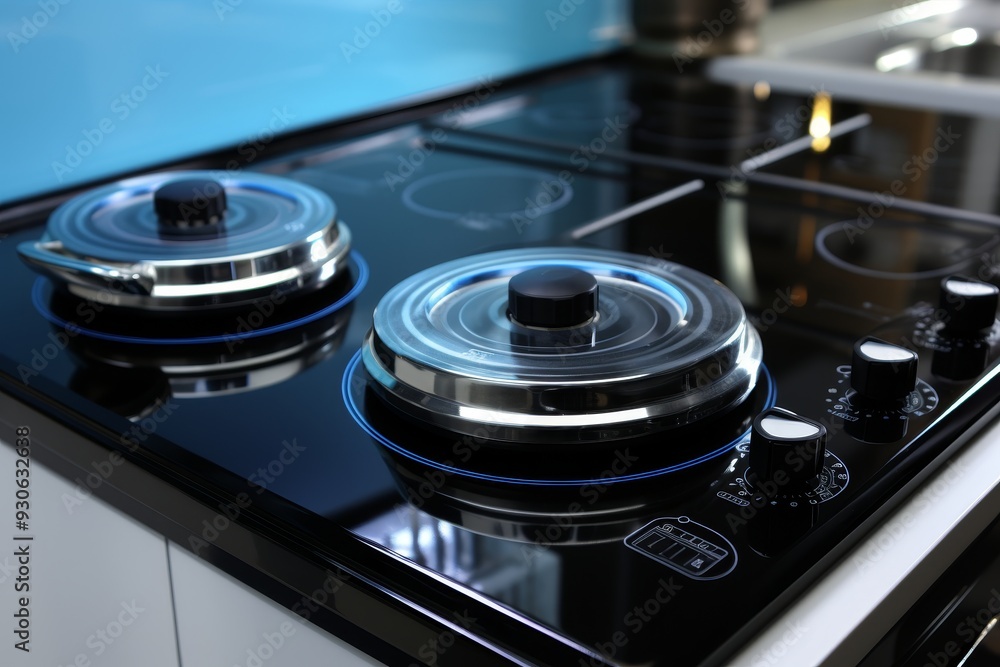 Stylish and efficient induction cooktop enhancing the functionality of a modern kitchen Stylish and efficient induction cooktop enhancing the functionality of a modern kitchen