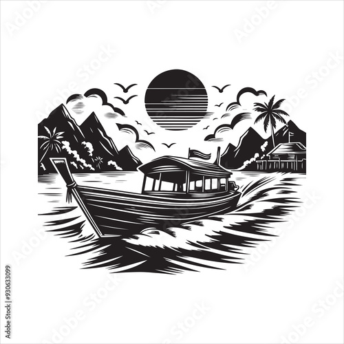 boat vector