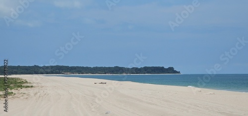 A coastal holiday town near Libreville Gabon Africa