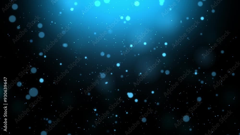 Blue background , divine radiance, sparkles, falling snow, night shining sky, seamless loop Blue background , divine radiance, sparkles, falling snow, night shining sky, seamless loop