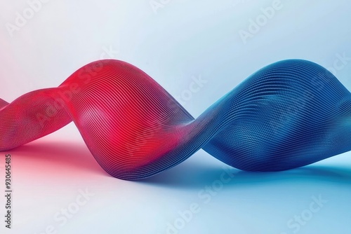 Soft, colorful abstract shapes