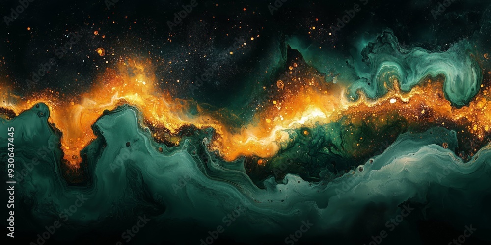 Warm Sunset Glow with Velvet Texture and Abstract Layers, generative ai Warm Sunset Glow with Velvet Texture and Abstract Layers, generative ai