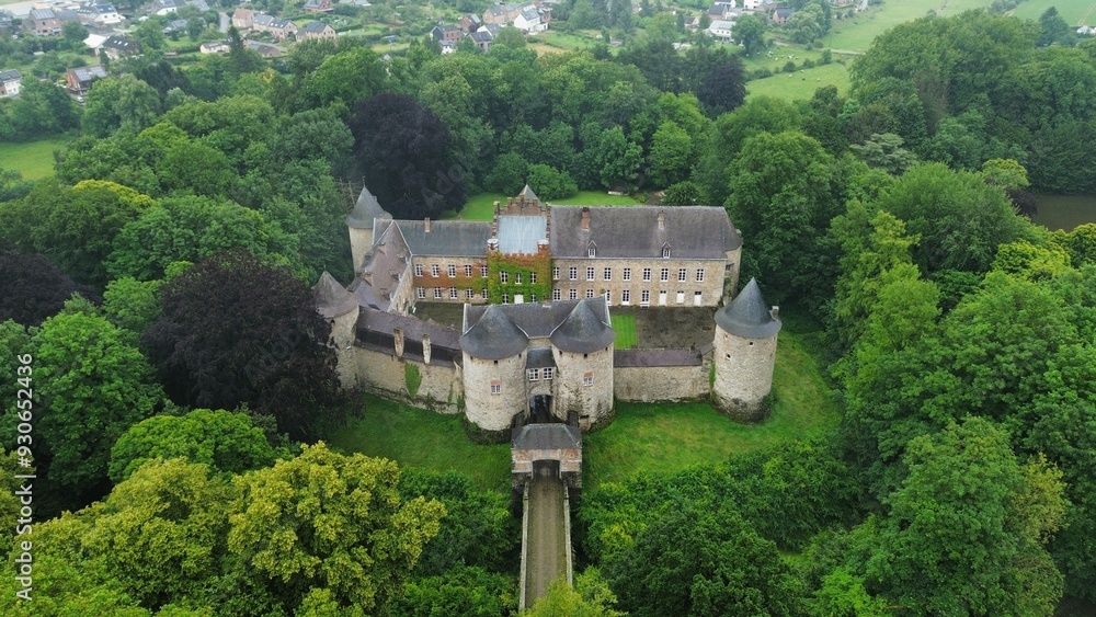 drone photo Corroy-le-Château belgium europe drone photo Corroy-le-Château belgium europe