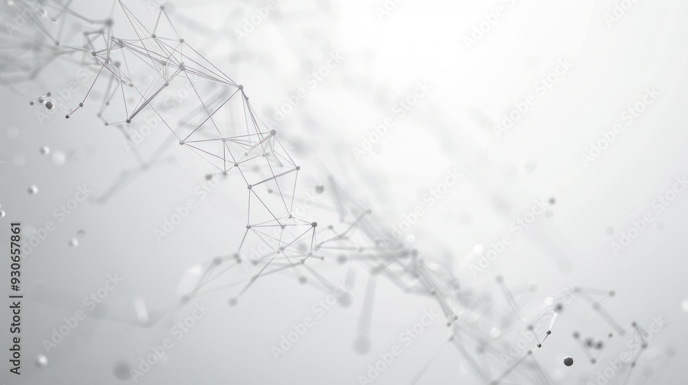 Abstract White Network Abstract White Network