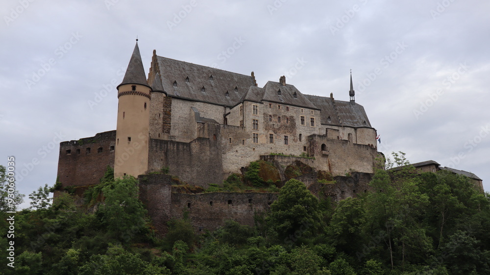 photo Vianden castle Luxembourg Europe photo Vianden castle Luxembourg Europe