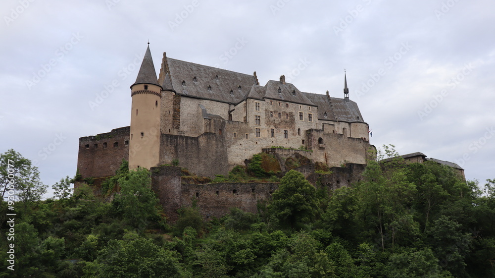 photo Vianden castle Luxembourg Europe photo Vianden castle Luxembourg Europe