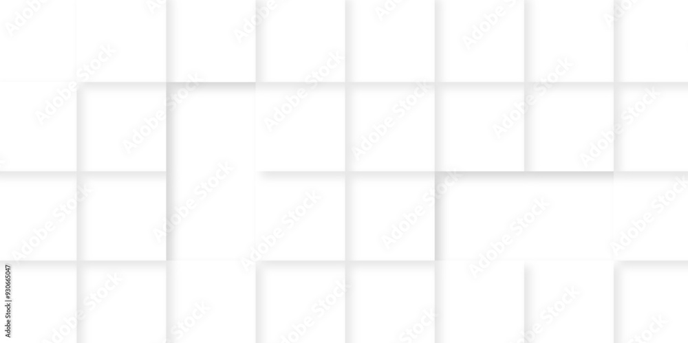 White fresh tiles aligned vector, perfectly proportional layers White fresh tiles aligned vector, perfectly proportional layers