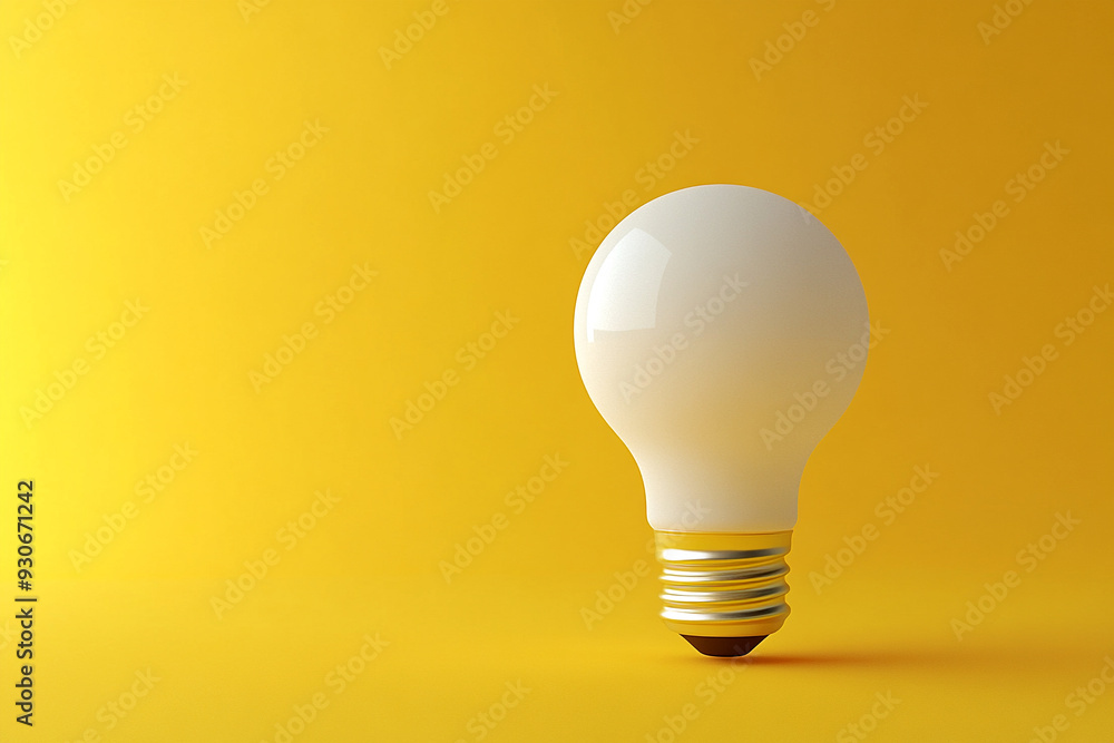 White light bulb on bright background in pastel colours. Minimalist concept, bright idea concept, isolated lamp. White light bulb on bright background in pastel colours. Minimalist concept, bright idea concept, isolated lamp.