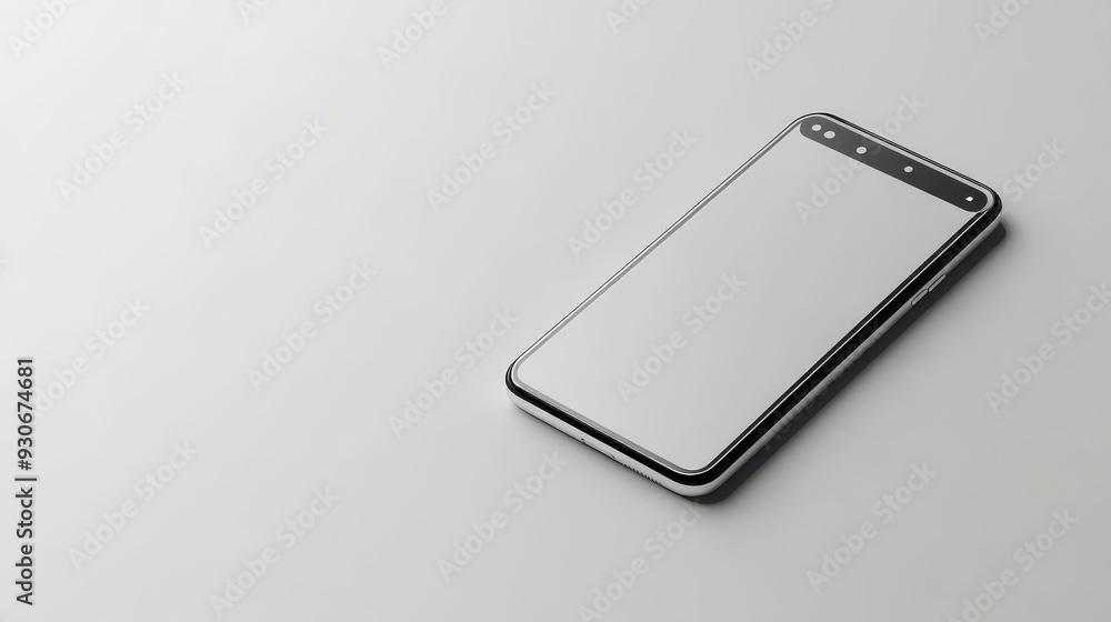A sleek, modern smartphone with a blank screen, symbolizing digital communication, innovation, technology, connection, and opportunity. A sleek, modern smartphone with a blank screen, symbolizing digital communication, innovation, technology, connection, and opportunity.