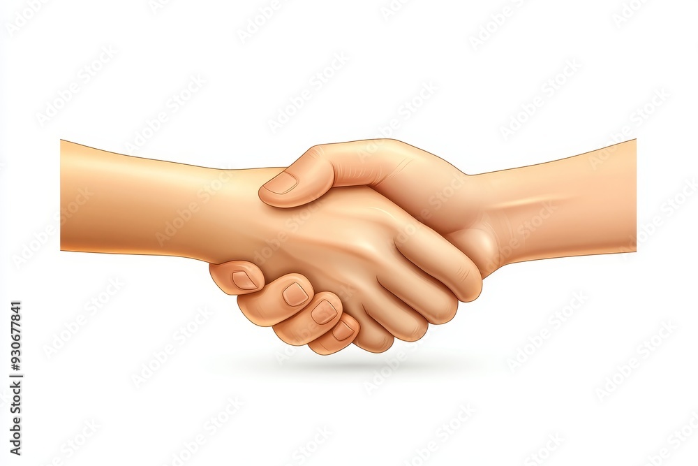 Two hands shaking, symbolizing agreement, partnership, collaboration, and teamwork.