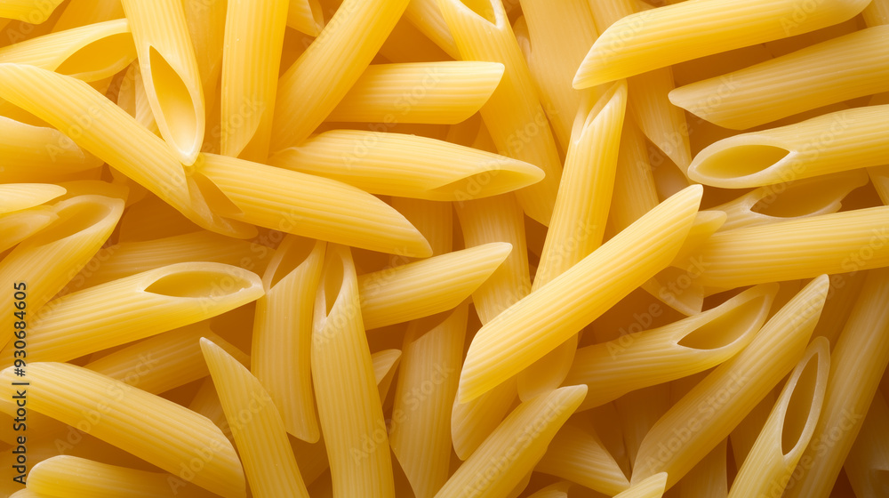 Top view of raw yellow pasta shapes background Top view of raw yellow pasta shapes background