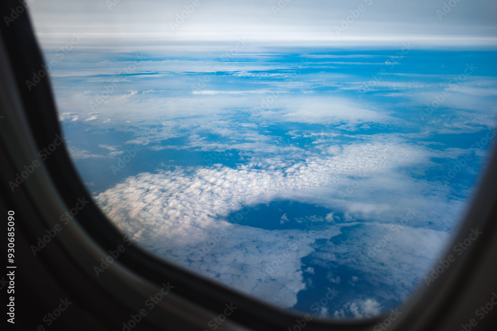 view from airplane window view from airplane window