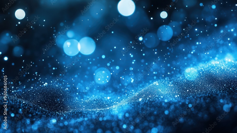 blue glow particle abstract bokeh background blue glow particle abstract bokeh background