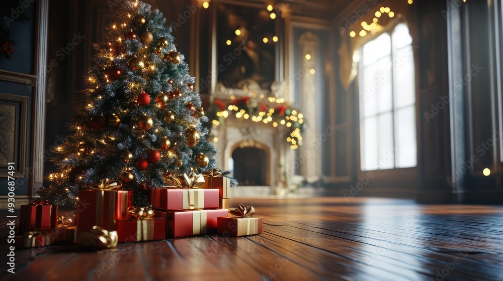 christmas tree and gifts christmas tree and gifts