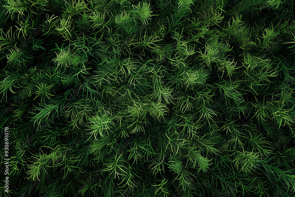 A close up of green leaves with a green background