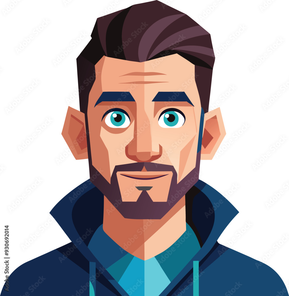 Obraz premium 3d man vector illustration