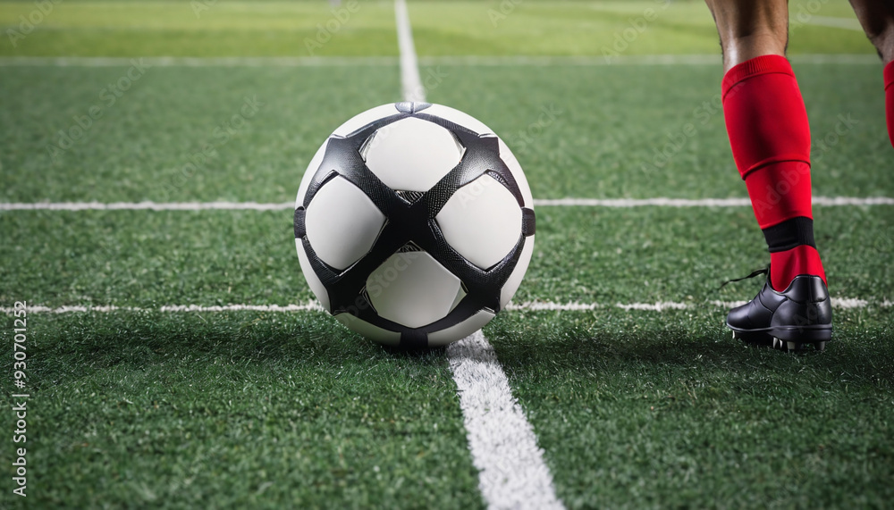 soccer ball - created using generative AI tool soccer ball - created using generative AI tool