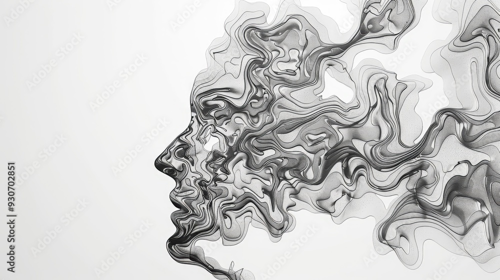 Fototapeta premium Smoke Portrait