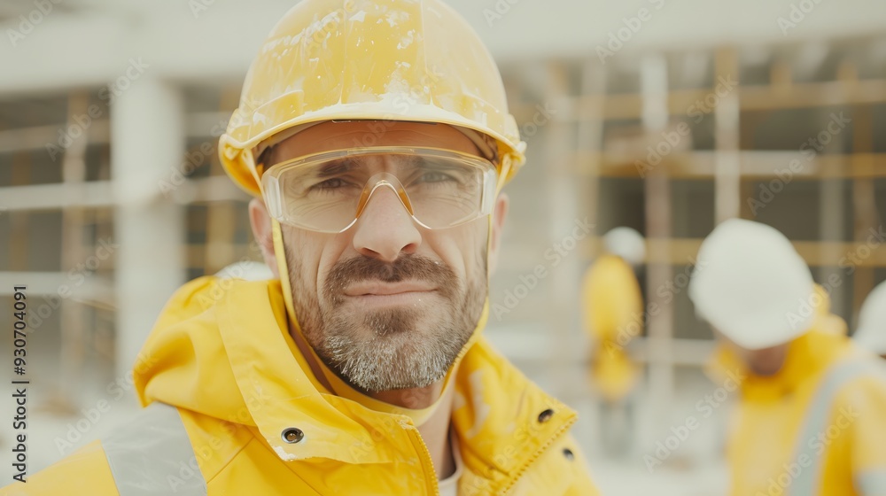 worker with helmet worker with helmet