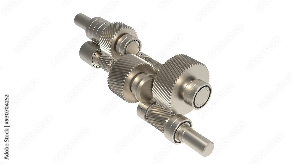 gears box isolated on transparent background gears box isolated on transparent background