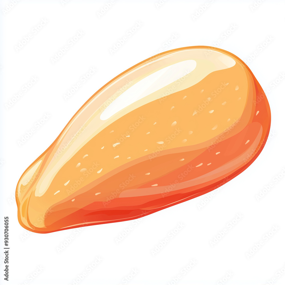 Fototapeta premium Vector Illustration of Chicken Breast Fillet