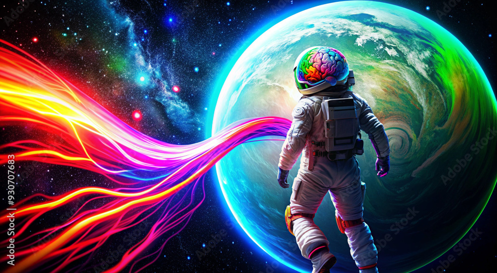 Fototapeta premium Space Brain