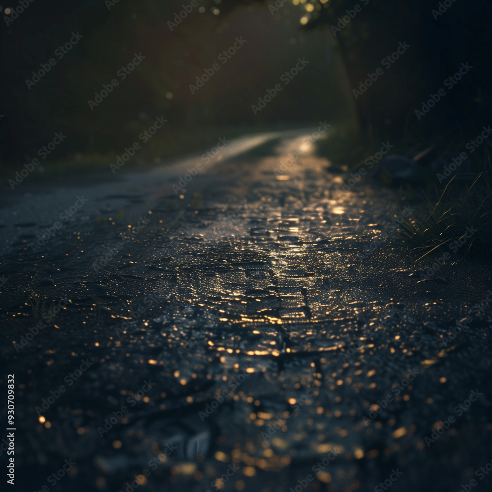 Wet Stone Pathway in the Evening Light
Wet Stone Pathway in the Evening Light