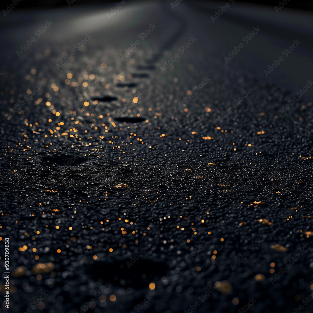 Footprints on a Wet Asphalt Road at Night
Footprints on a Wet Asphalt Road at Night
