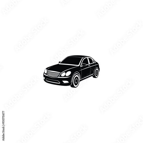 car isolated on white