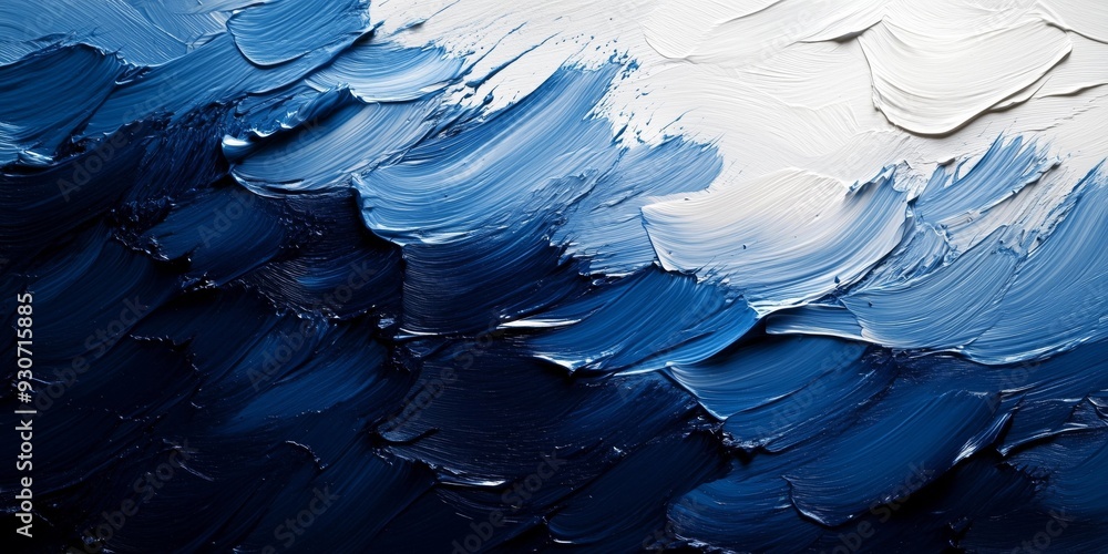 Obraz premium Glossy Paper Texture with Cross-Hatched Oil Paint, generative ai