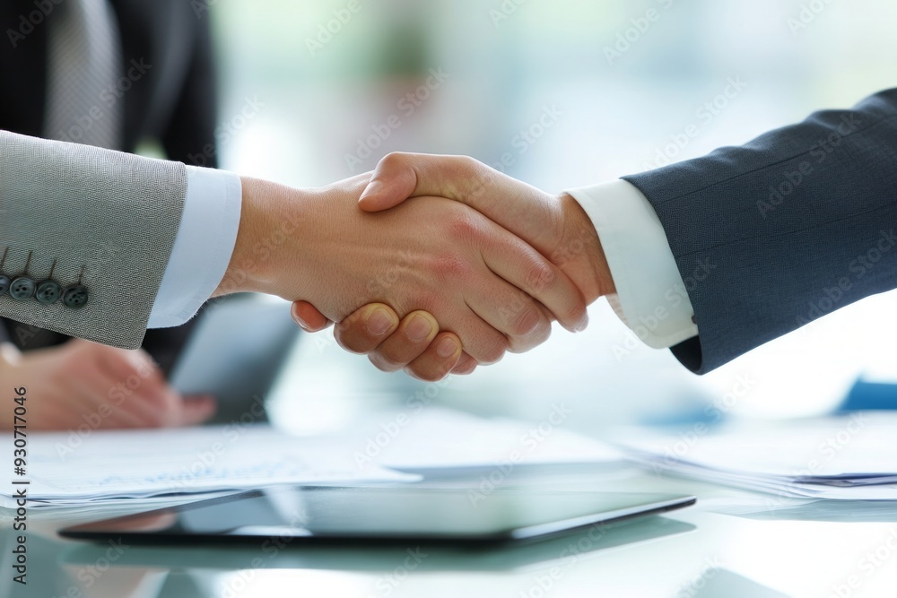 Business Handshake: Agreement and Success Business Handshake: Agreement and Success