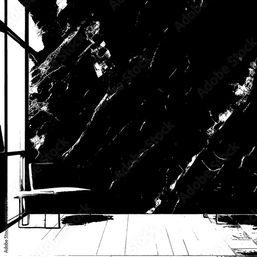 Natural Black Marble Grungy Dusty Texture for Skin Tile Wallpaper