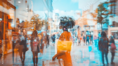 Wallpaper Mural people walking in the city Torontodigital.ca