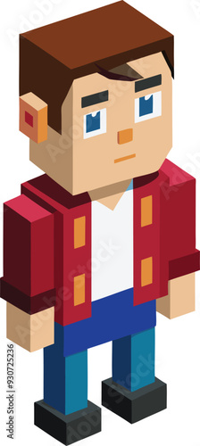 3d man vector illustration