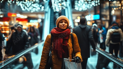 shopping in the mall photo