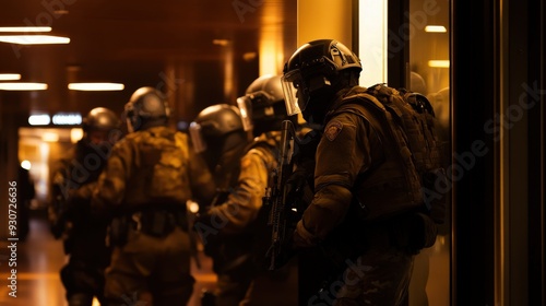 SWAT Team in Action: Preparing for a High-Stakes Mission - Intense Law Enforcement Operation