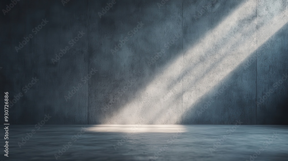 A dark minimalist concrete room where a single beam of light cuts through, creating a sense of hope, isolation, and artistic expression in a stark environment. A dark minimalist concrete room where a single beam of light cuts through, creating a sense of hope, isolation, and artistic expression in a stark environment.