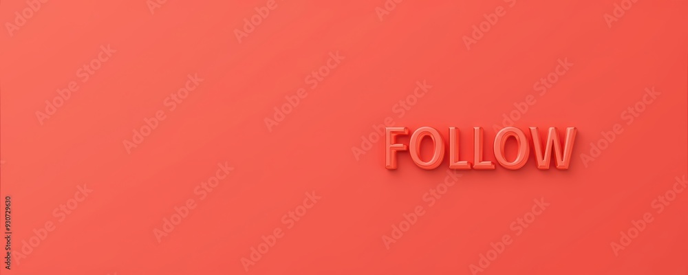 A vibrant red background featuring the word A vibrant red background featuring the word