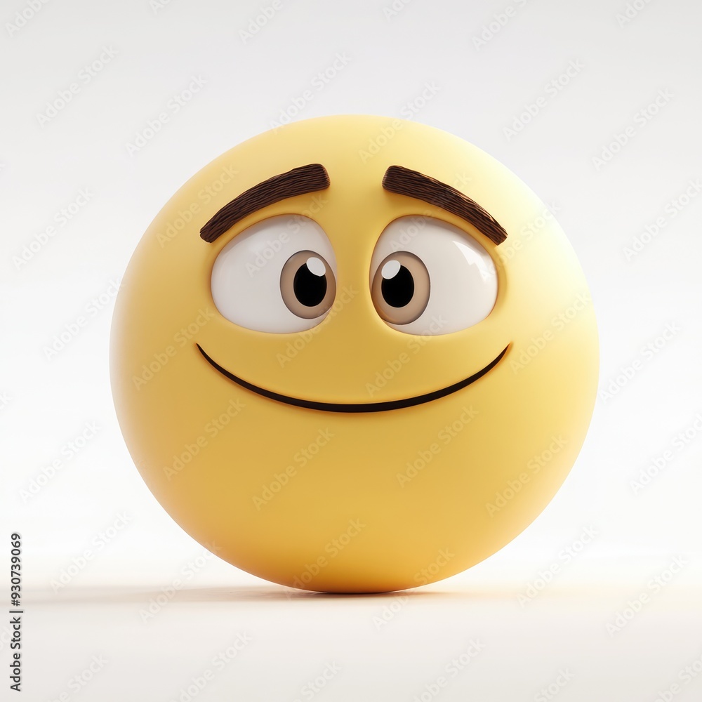 A cheerful emoji with wide-open eyes and a big grin radiating joy against a simple white background A cheerful emoji with wide-open eyes and a big grin radiating joy against a simple white background