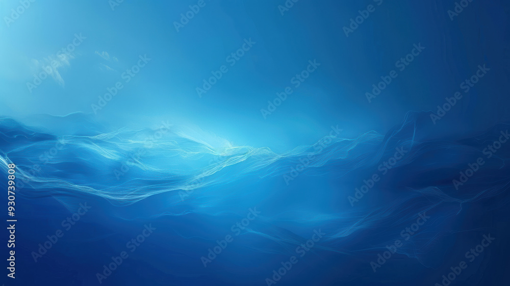 Fototapeta premium Solid blue gradient