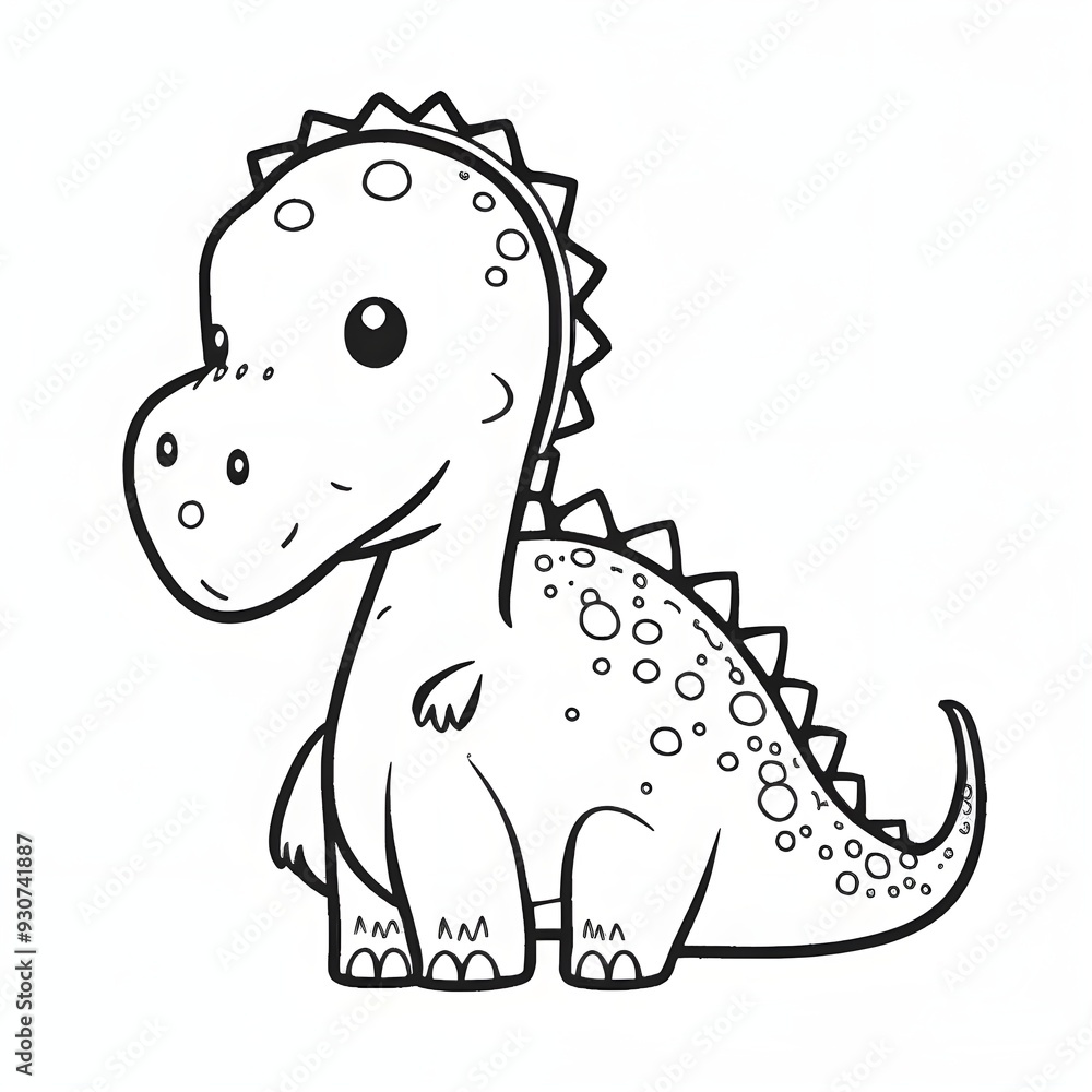 COLORING DRAWING A LITTLE DINOSAUR 2 COLORING DRAWING A LITTLE DINOSAUR 2